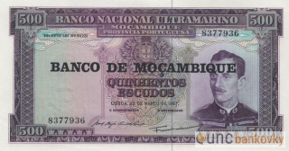 Mosambik 500 Escudos 1967 UNC